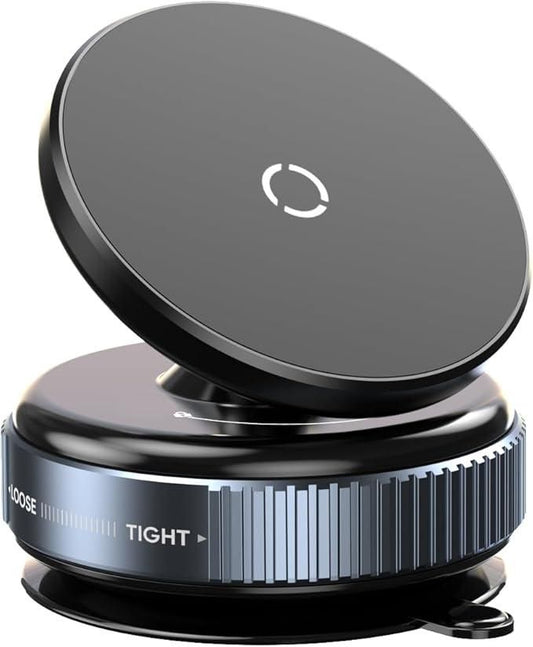 MagGrip Pro™ – Magnetic Suction Phone Holder (360° Rotating, Adhesive-Free Mount)