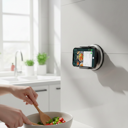 MagGrip Pro™ – Magnetic Suction Phone Holder (360° Rotating, Adhesive-Free Mount)